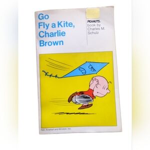 Peanuts 'Go Fly a Kite, Charlie Brown' Book- Comic (1970)